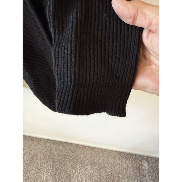 Helmut Lang Wool Blend Cardigan Black Sweater Size Small Cozy Luxury - Picture 3 of 9